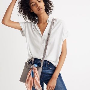 Madewell Central Shirt Luis Stripe White